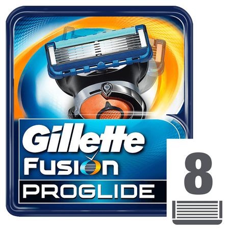 Gillette Fusion ProGlide Manual Razor Blades - 8's Buy Online in Zimbabwe thedailysale.shop