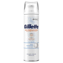 Load image into Gallery viewer, Gillette SkinGuard Sensitive Shaving Foam - 250ml
