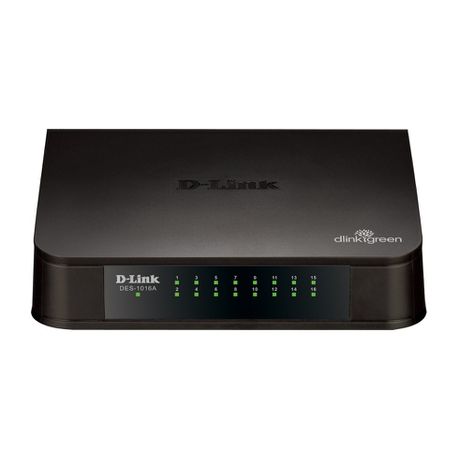 D-Link DES-1016A 16 Port 10/100 Unmanaged Network Switch