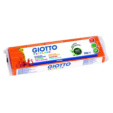 Giotto Patplume Modelling Clay Block 350g - Orange Buy Online in Zimbabwe thedailysale.shop