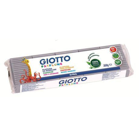 Giotto Patplume Modelling Clay Block 350g - Grey Buy Online in Zimbabwe thedailysale.shop