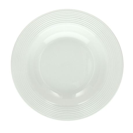 Tognana - 22cm Circle Soup Plate - White - Set of 6