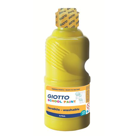 Giotto School Paint 250ml - Primary Yellow