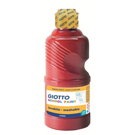 Giotto School Paint 250ml - Scarlet Red