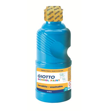 Giotto School Paint 250ml - Cyan