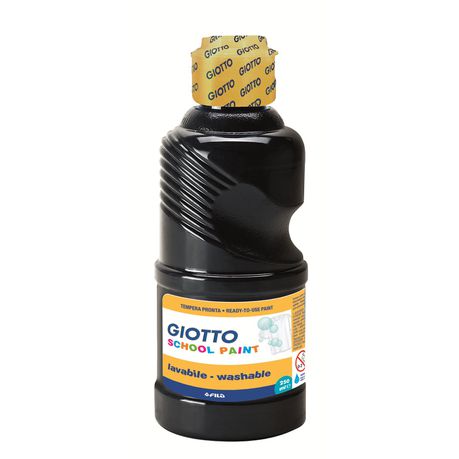 Giotto School Paint 250ml - Black