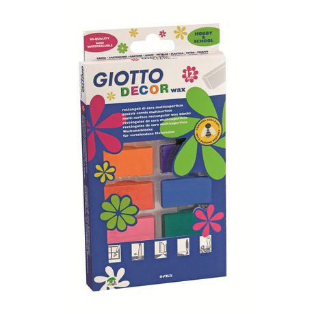 Giotto Decor 12 Wax Blocks