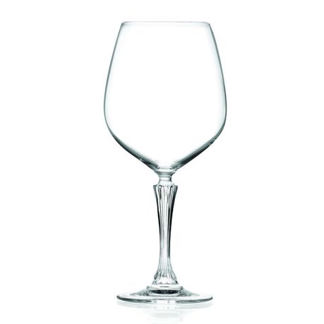 RCR - Glamour Crystal Burgundy Wine Glass 803ml - Set of 6 Buy Online in Zimbabwe thedailysale.shop