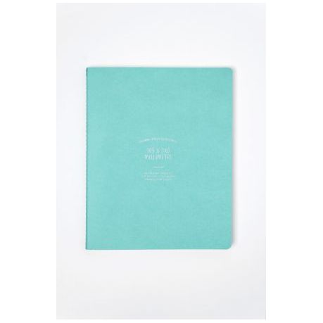 Ogami Professional Collection Blue - Small 64 Pages Unruled Softcover Notebook