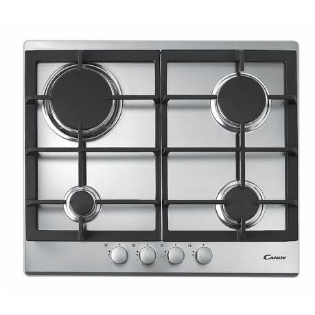 Candy CPG64SGX LPG 60cm Gas Built in Hob - Inox Buy Online in Zimbabwe thedailysale.shop