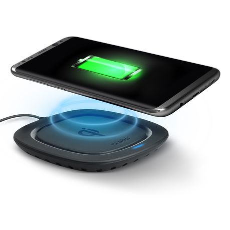 SBS Wireless Desktop Smartphone Charger Base - 5W - Black Buy Online in Zimbabwe thedailysale.shop