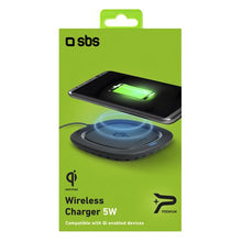 Load image into Gallery viewer, SBS Wireless Desktop Smartphone Charger Base - 5W - Black
