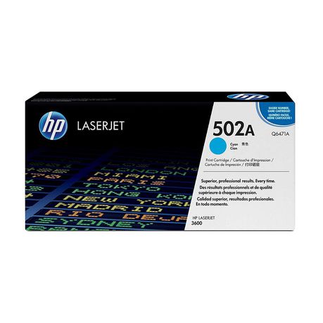 HP 502A Cyan LaserJet Toner Cartridge Buy Online in Zimbabwe thedailysale.shop