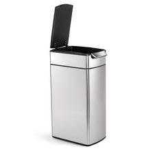 Load image into Gallery viewer, Simplehuman 40L Slim Touch-Bar Bin - Brushed Steel
