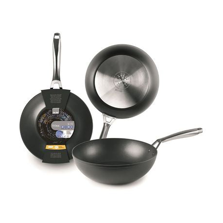 Ibili - Titan Non-Stick Wok - 30cm Buy Online in Zimbabwe thedailysale.shop