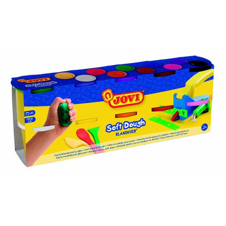 JOVI Soft Play Dough 10X110g - Assorted Colours Buy Online in Zimbabwe thedailysale.shop