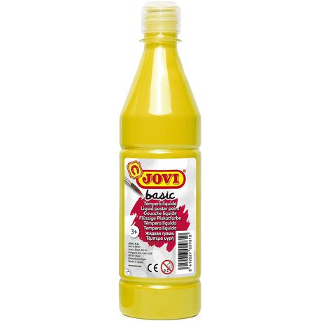 JOVI Basic Liquid Poster Paint 500ml - Yellow Buy Online in Zimbabwe thedailysale.shop