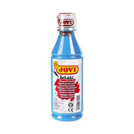 JOVI Basic Liquid Poster Paint 250ml - Cyan Blue Buy Online in Zimbabwe thedailysale.shop