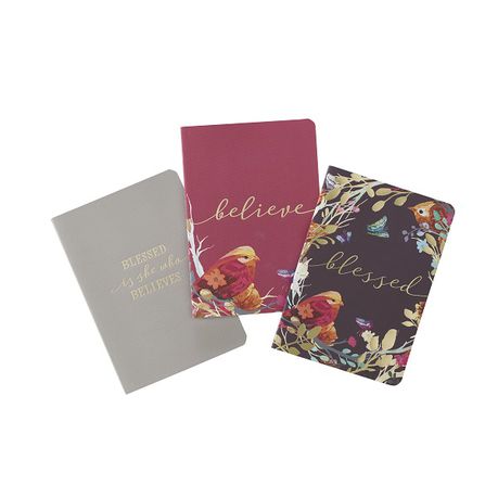 Blessed Is She Who Believes - 3-Piece Notebook Set Buy Online in Zimbabwe thedailysale.shop