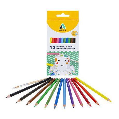 Adel - Aquarell Colour Pencils 12's Buy Online in Zimbabwe thedailysale.shop