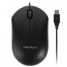 Load image into Gallery viewer, Macally Optical USB Mouse - Black
