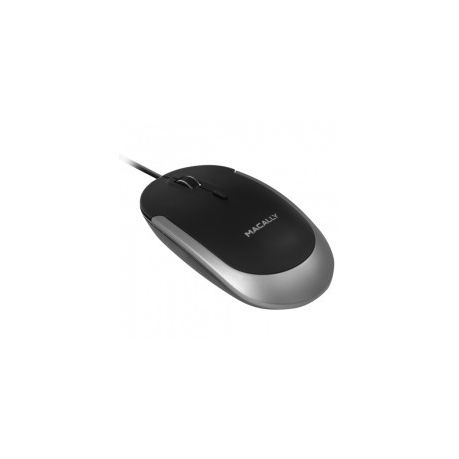 Macally Optical Quiet Click Mouse - Space Grey/Black Buy Online in Zimbabwe thedailysale.shop