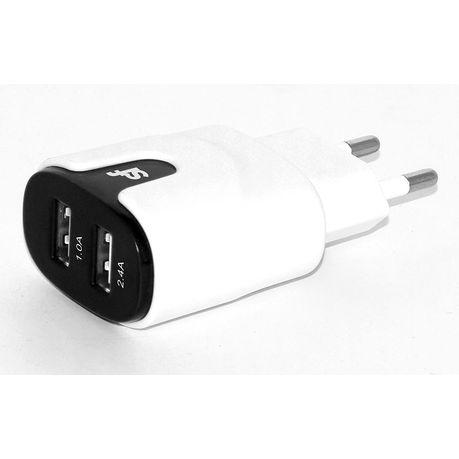 Superfly  3.4A Dual Lightning Wall Charger - White Buy Online in Zimbabwe thedailysale.shop