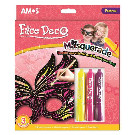 Amos: Masquerade Festival Face Mask & Face Deco Buy Online in Zimbabwe thedailysale.shop