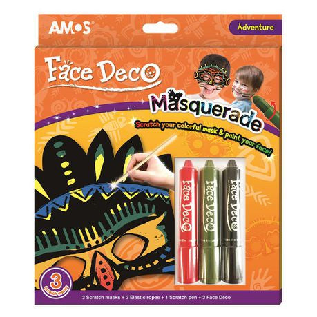 Amos: Masquerade Adventure Face Mask & Face Deco Buy Online in Zimbabwe thedailysale.shop