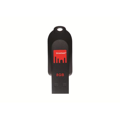 Strontium 8GB Pollex Flash Drive - Black Buy Online in Zimbabwe thedailysale.shop