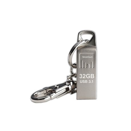 Strontium Nitro 32GB Silver Ammo USB3.1 Flash Drive