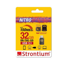 Load image into Gallery viewer, Strontium 32GB Nitro OTG USB 3.1 Flash Drive
