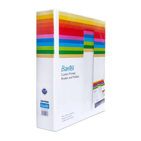 Bantex, Xpresso,  Presentation insert ringbinder 2 D-Ring, 40mm, White