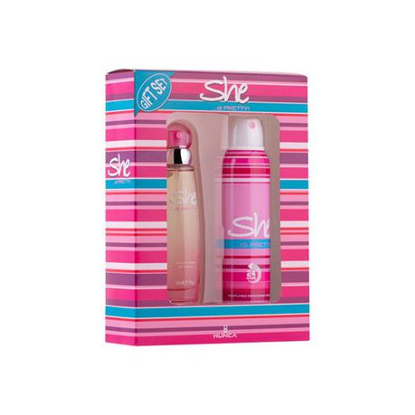 She Is Pretty EDT & Deodorant Gift Set for Women