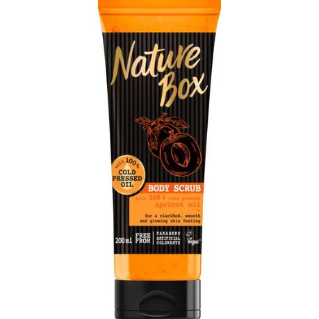 Nature Box Apricot Body Scrub 200ml Buy Online in Zimbabwe thedailysale.shop