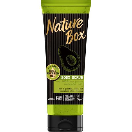 Nature Box Avocado Body Scrub 200ml Buy Online in Zimbabwe thedailysale.shop