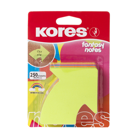 Kores Fantasy Arrow Notes - Neon Colours (250 Sheets)