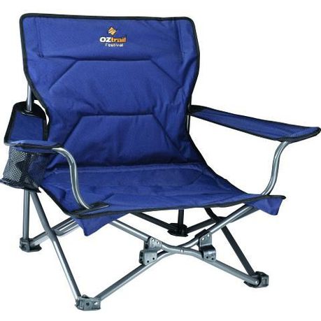 OZtrail - Festival Chair - Blue Buy Online in Zimbabwe thedailysale.shop