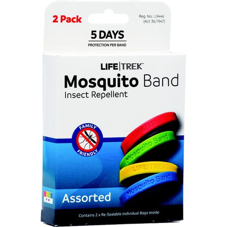 Lifetrek DEET Free Mosquito Repellent Adult Wrist Band Plain 2 Pack Buy Online in Zimbabwe thedailysale.shop