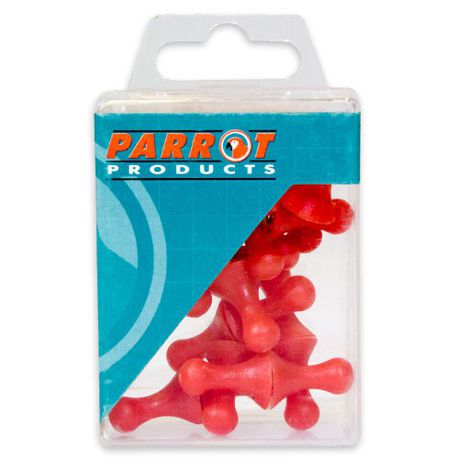 Parrot Products Magnet Map Pins (25 Box - Size:16mm - Red)