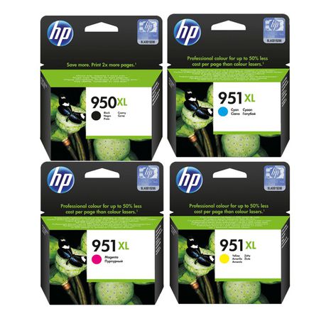 HP 950XL Black + 951XL CMY Original Ink Advantage Cartridge Bundle Buy Online in Zimbabwe thedailysale.shop