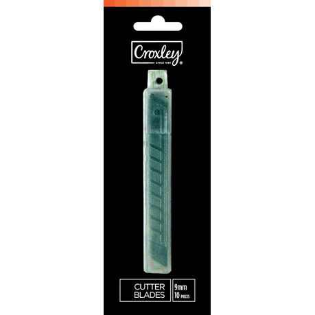 Croxley 9mm Cutter Blades - 10 Pack