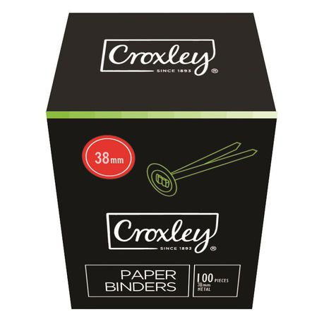 Croxley Paper Grip Binders - 38mm (Box of 100) Buy Online in Zimbabwe thedailysale.shop