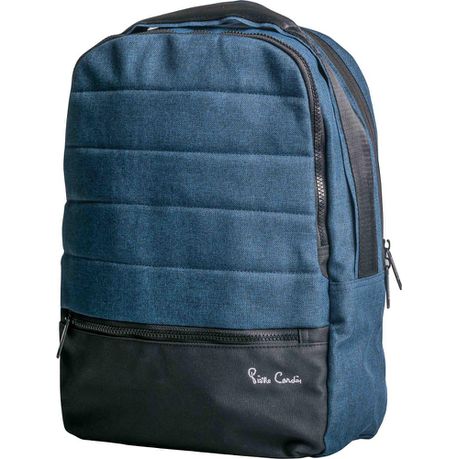 Pierre Cardin Nova Laptop Backpack - Blue & Black