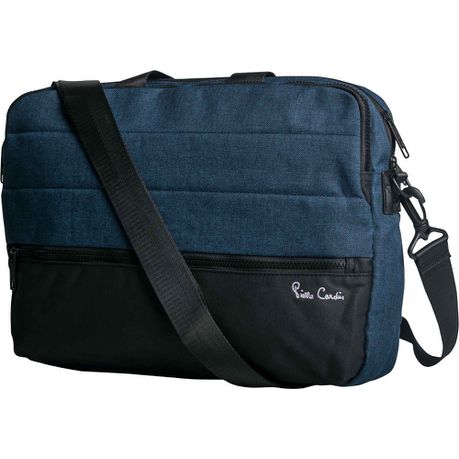 Pierre Cardin Nova Laptop Slingbag - Blue & Black