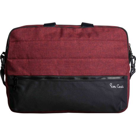 Pierre Cardin Nova Laptop Slingbag - Red & Black Buy Online in Zimbabwe thedailysale.shop