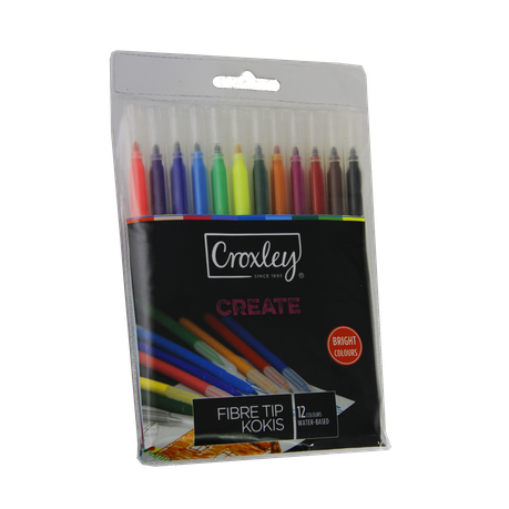 Croxley Create 12 Fibre Tip Kokis