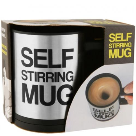 Self stirring mug