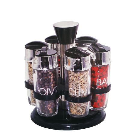 Rotating Spice Rack Set - 6 Piece Buy Online in Zimbabwe thedailysale.shop