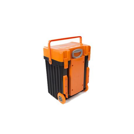 Cadii School Bag - Orange Lid with Black Body